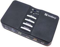 Produktbillede fra virksomheden Sandberg A/S - Ægte Surround via USB2.0